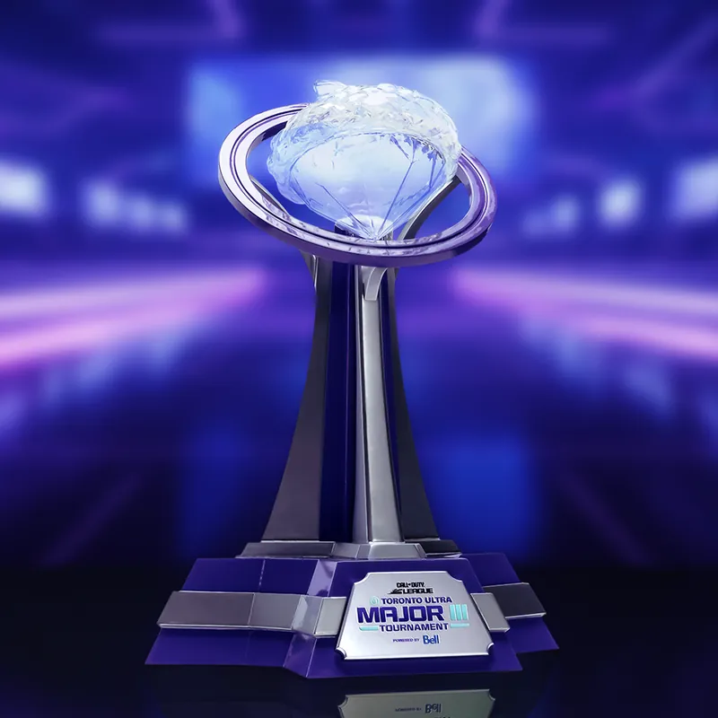 Call of Duty League Toronto Ultra Major trophy for Overactive Media