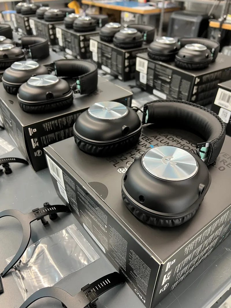 Custom headsets ready to ship